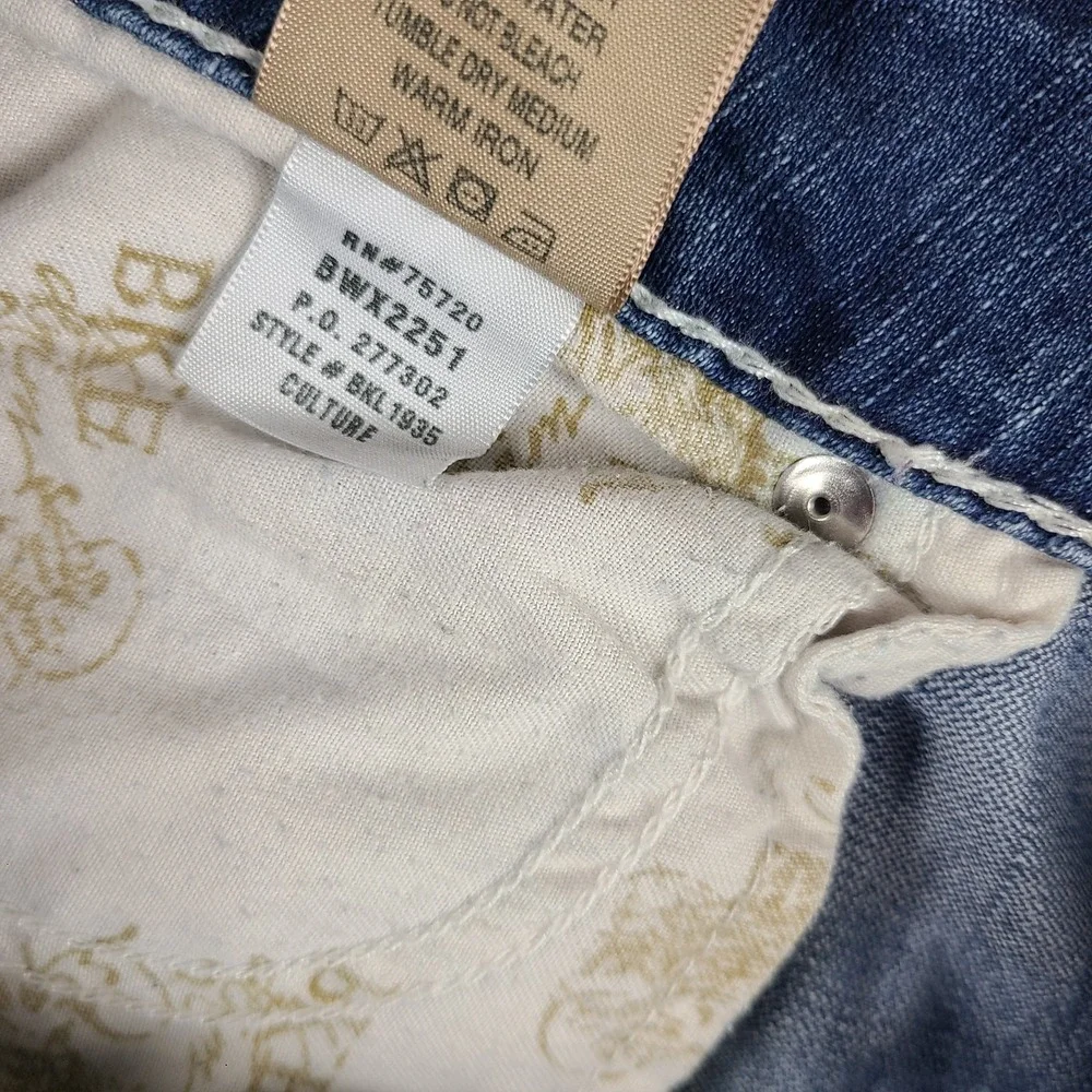 Buckle Denim Jeans Shorts Womens 29 Blue Culture‎ Bermuda Capri 16